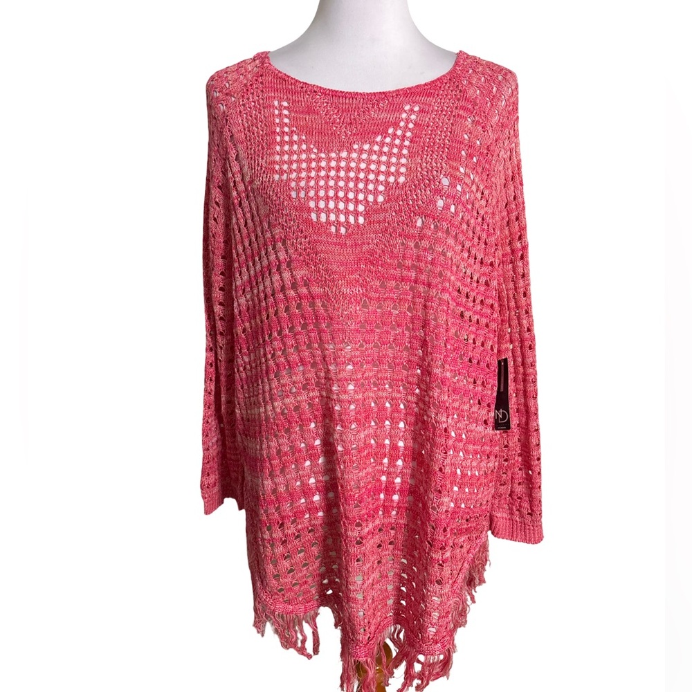 New Directions Crochet Sweater Pink